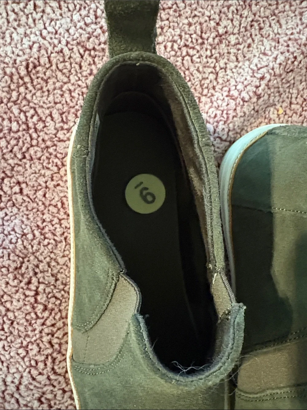 Toms Olive Suede Chukka Boots with Cream Sole